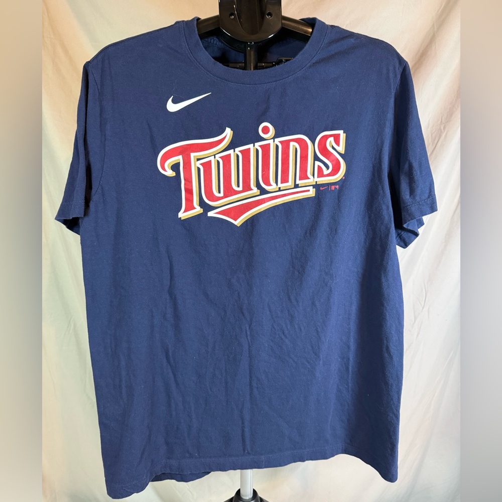 Nike Minnesota Twins Josh Donaldson Wordmark Jersey Shirt – Navy – Size Large ⚾️